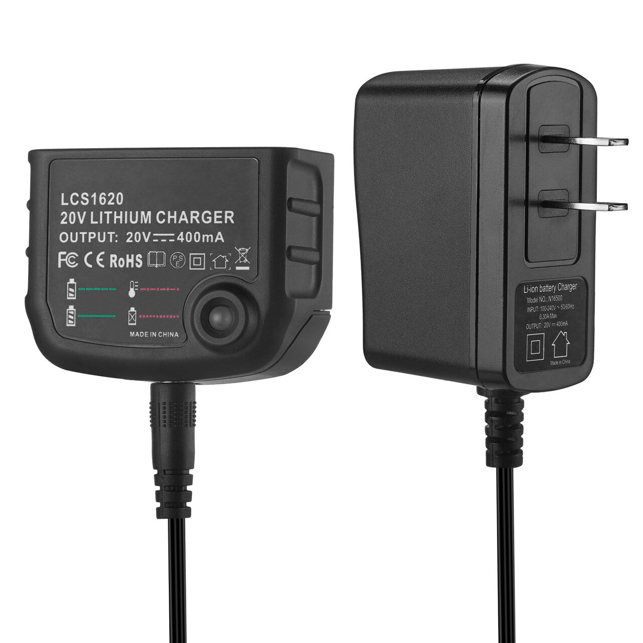 20V MAX Rapid Charger for Black&Decker and Porter Cable 20 Volt Lithium  Battery