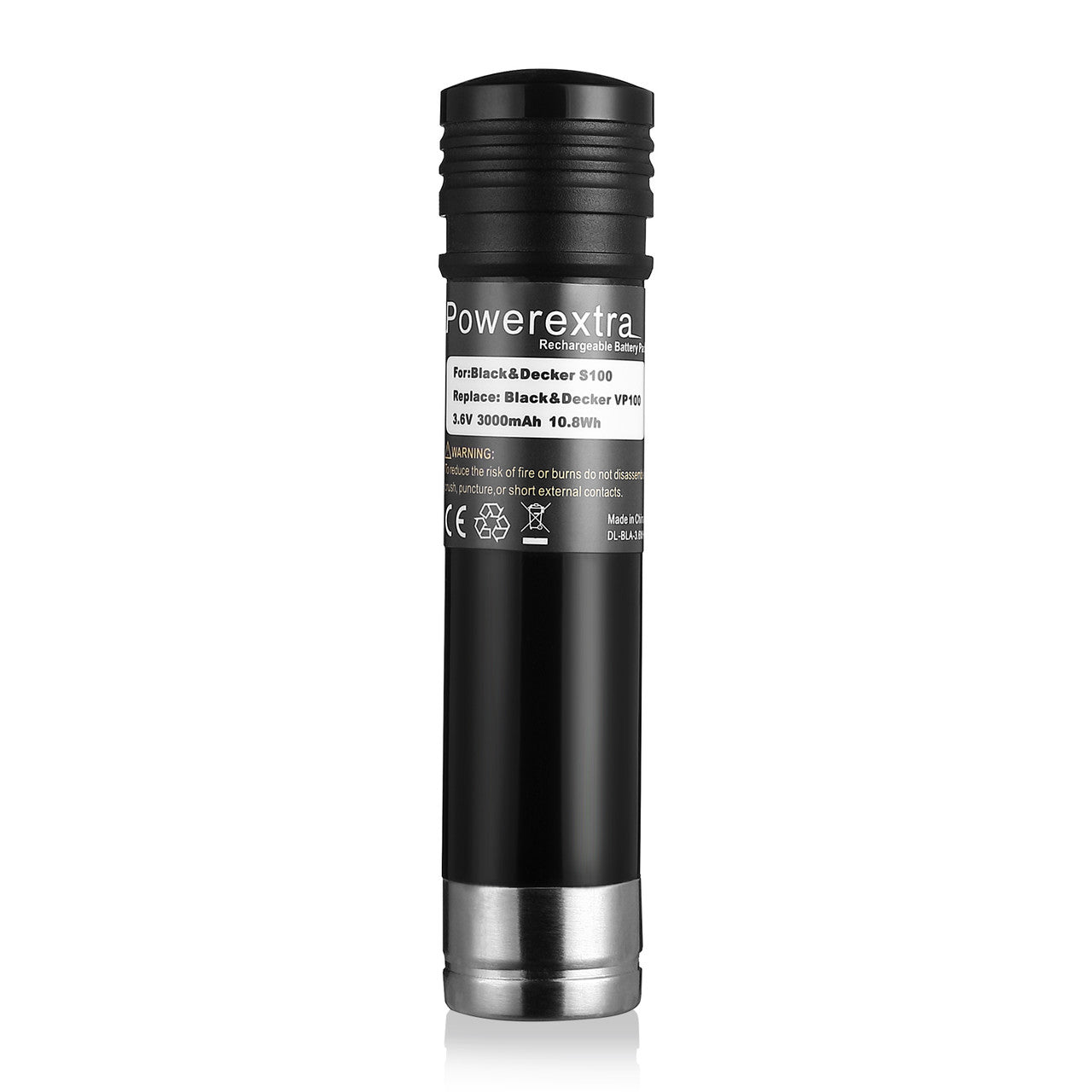 Powerextra 3.6V 3000mAh Ni-MH Replacement Battery for Black & Decker Versapak