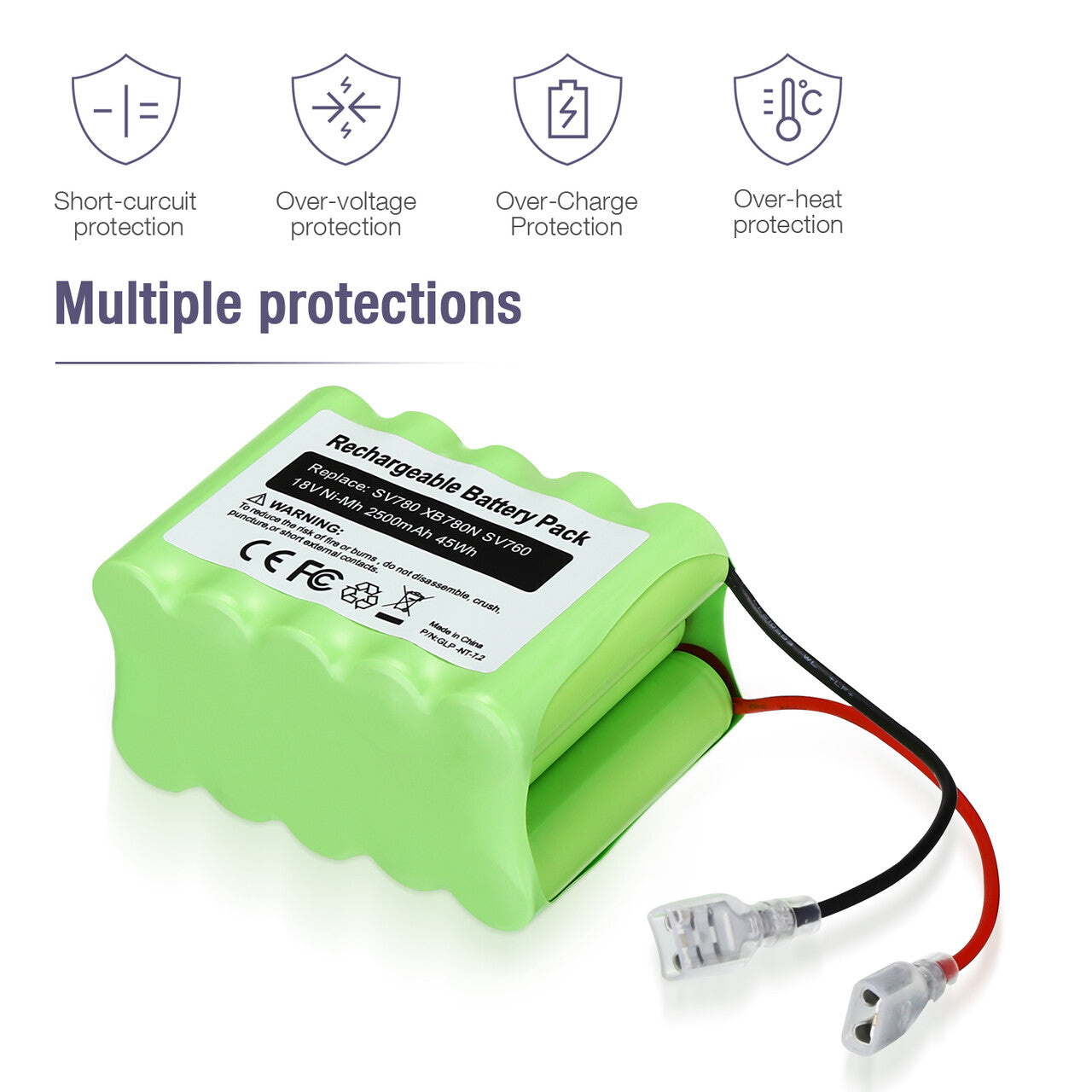 18Volt 2500mAh Battery SV780 Replacement