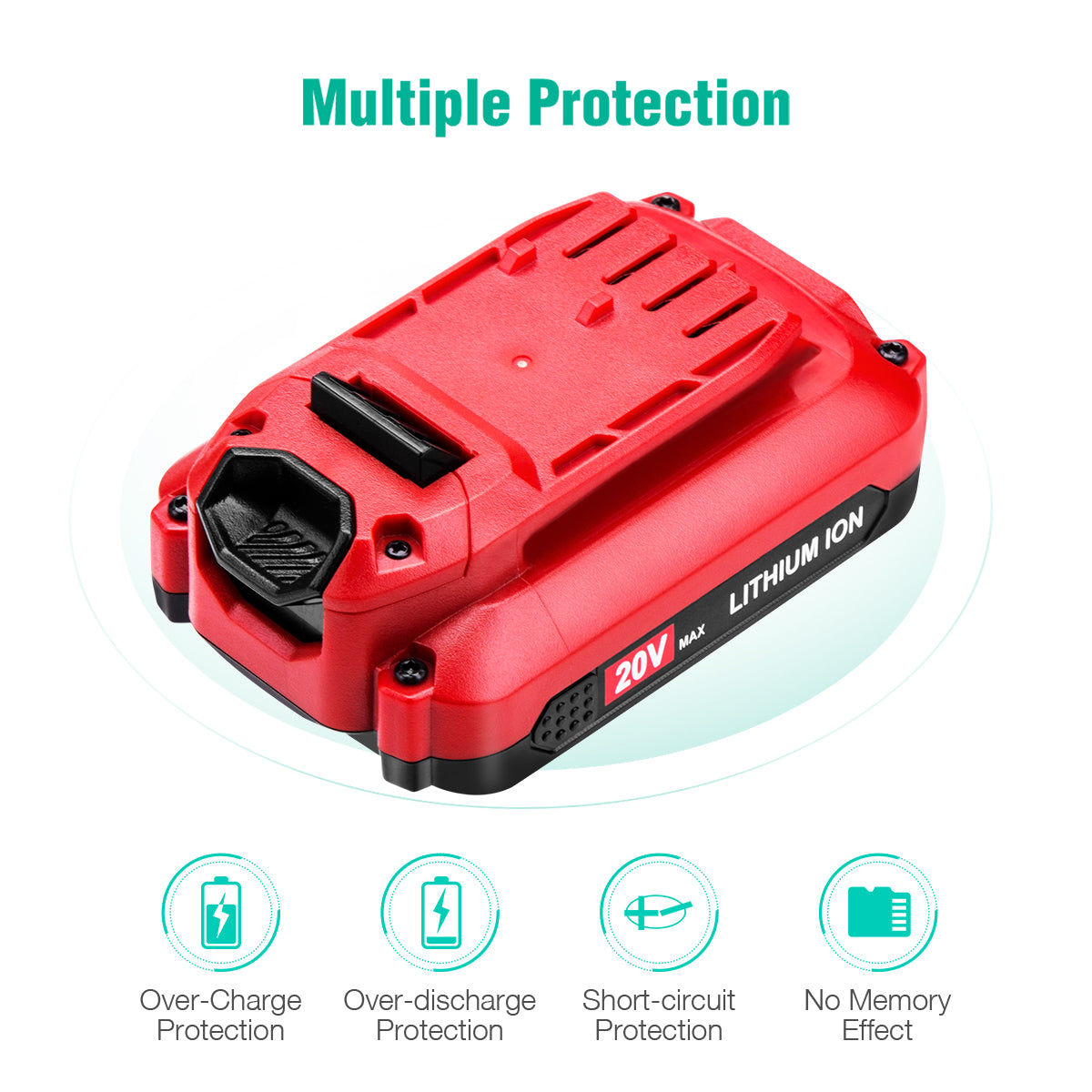 3000mAh 20V Lithium Battery Replacement for Craftsman 20V MAX V20 Series