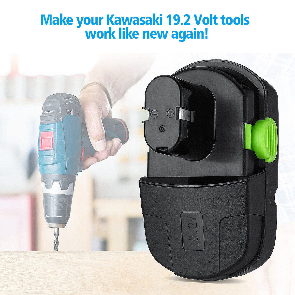 Kawasaki 19.2V 3000mah Replacement Battery for Kawasaki 840045