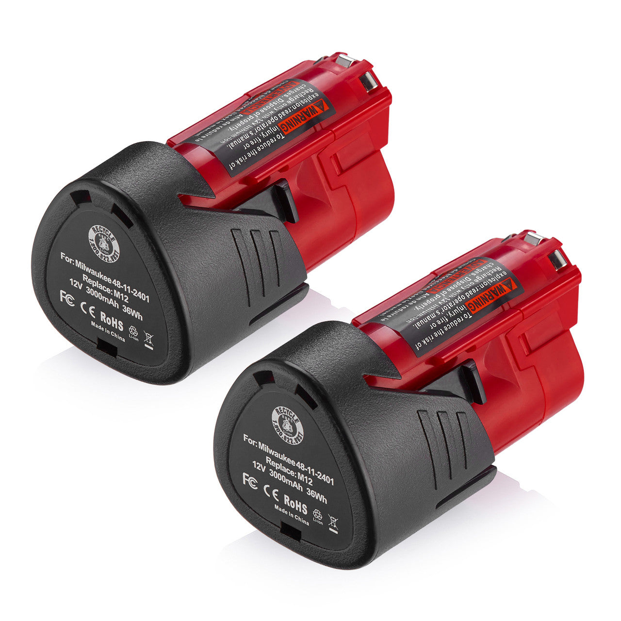 Milwaukee 12V M12 Lithium Replacement Battery 3000mAh