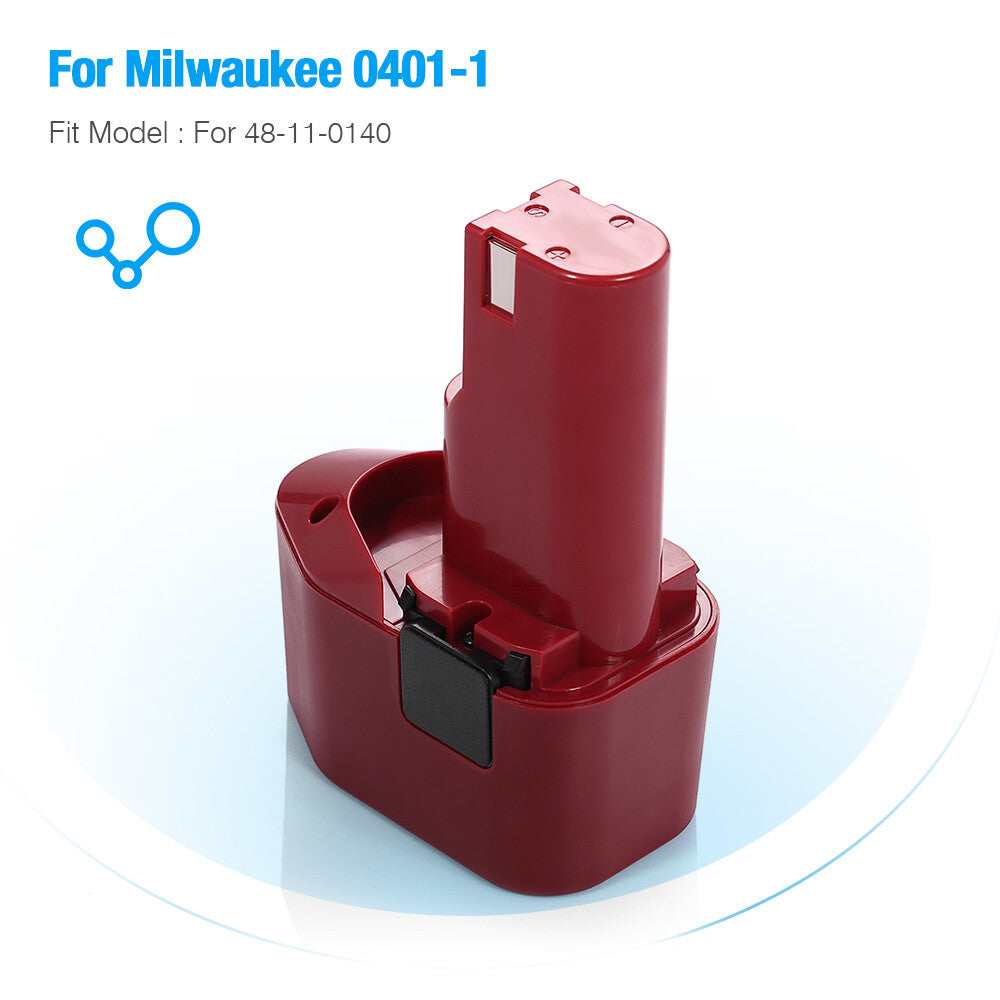 12V 3000mAh NICD Battery For Milwaukee 12V Tool 48-11-0200 48-11-0251 48-11-0140