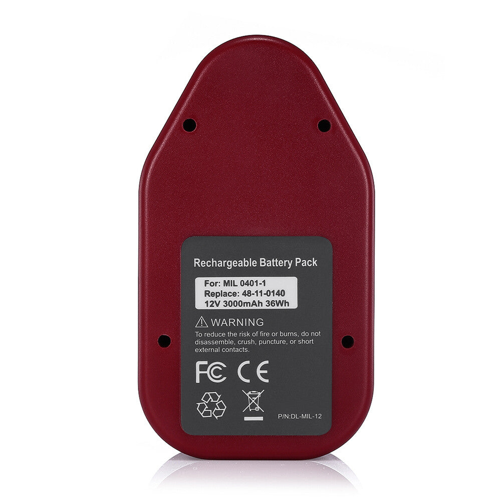 12V 3000mAh NICD Battery For Milwaukee 12V Tool 48-11-0200 48-11-0251 48-11-0140
