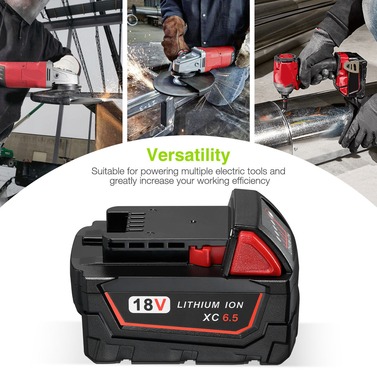 Milwaukee M18 Lithium XC6.5 Extended Capacity Battery