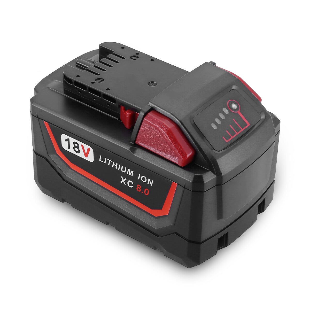 8.0Ah Extended Replacement Lithium-ion Battery For Milwaukee M18 Battery