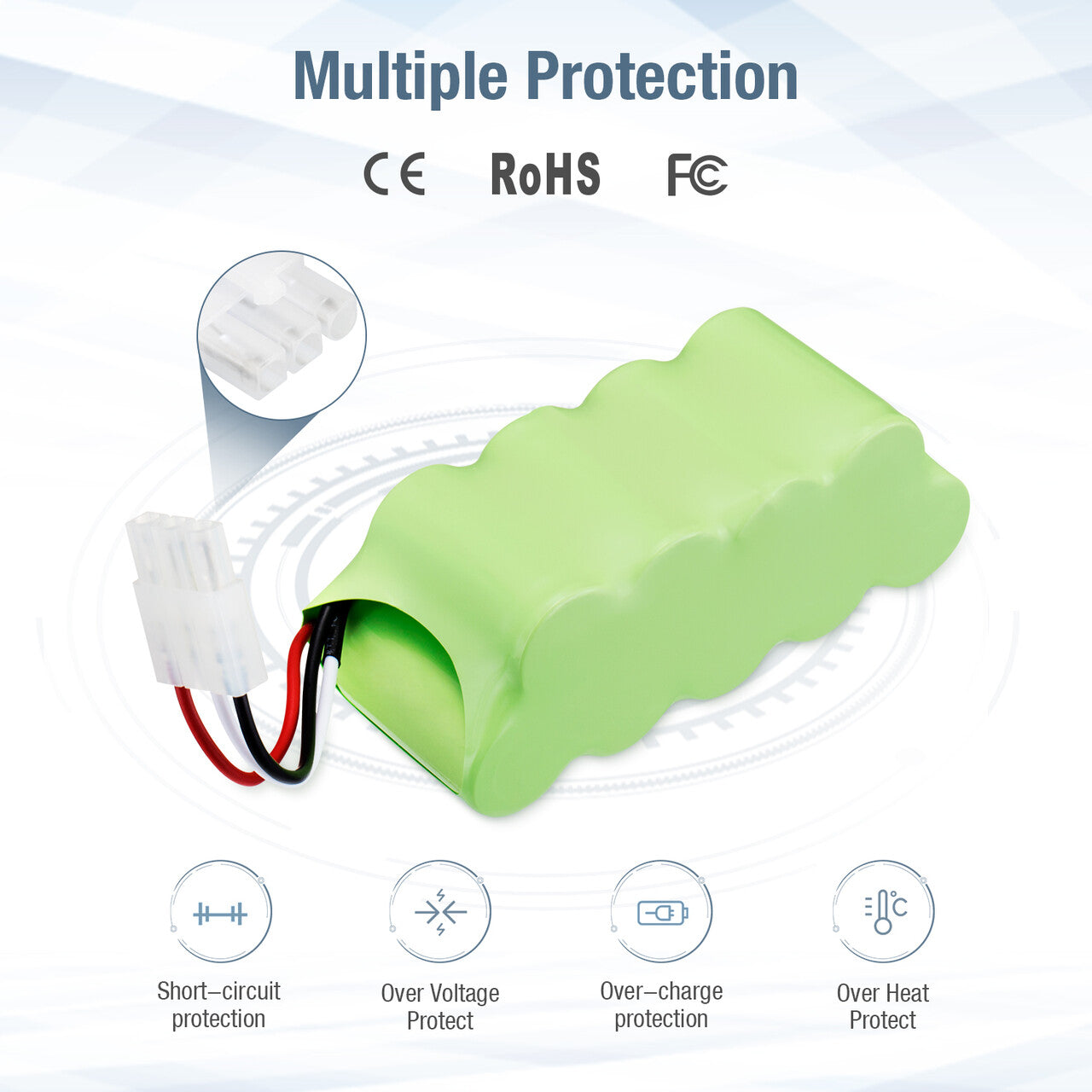 3.5Ah 10.8V Battery Replacement XBT1106N for Shark Navigator Freestyle