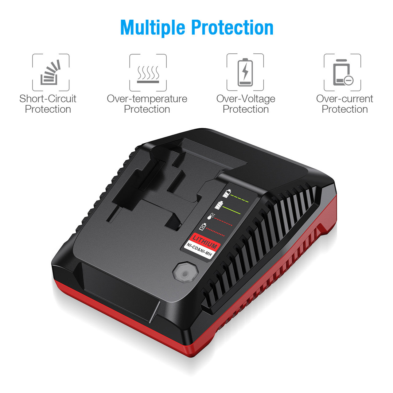 Replacement Battery Charger PCXMVC for Porter Cable 18-Volt Battery