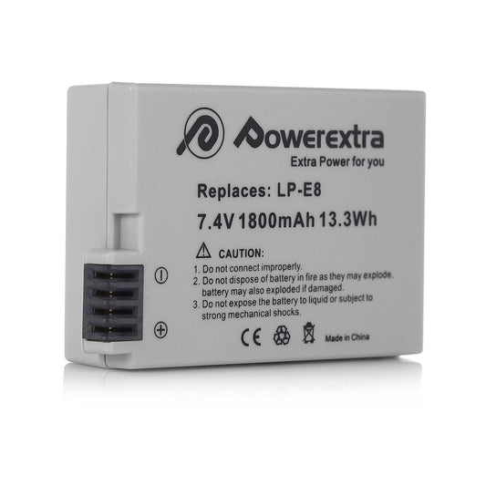 Powerextra Replacement LP-E8 Battery