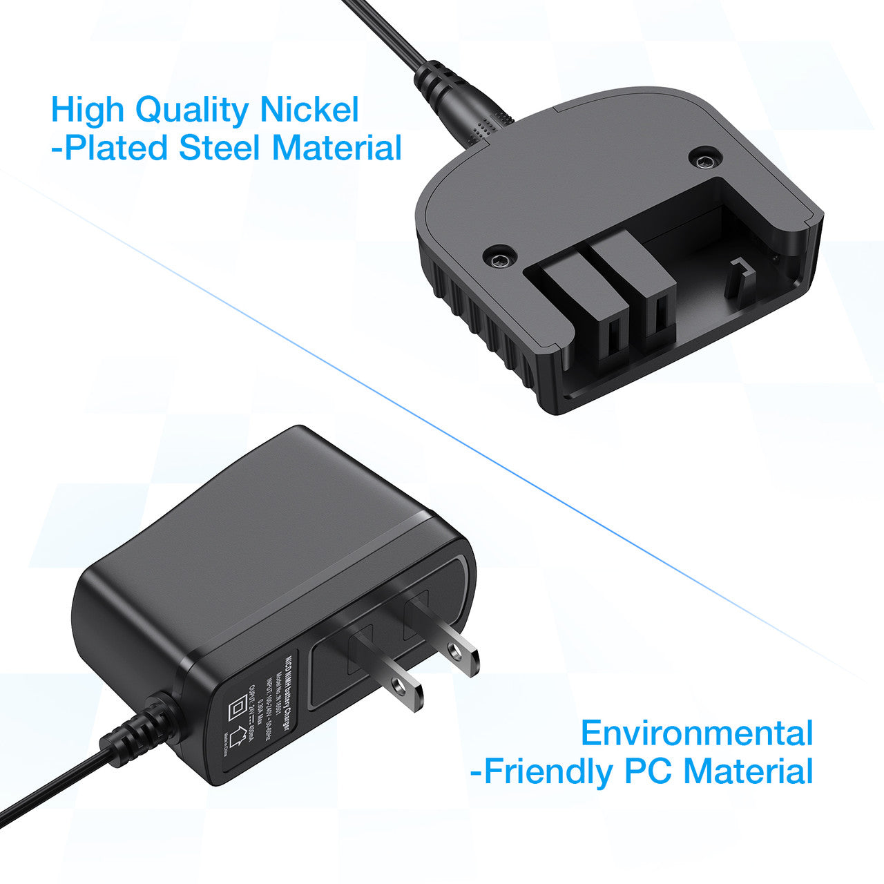 Suitable for Ni-cd&Ni-Mh Battery Charger 9.6V/12V/14.4V/18V for