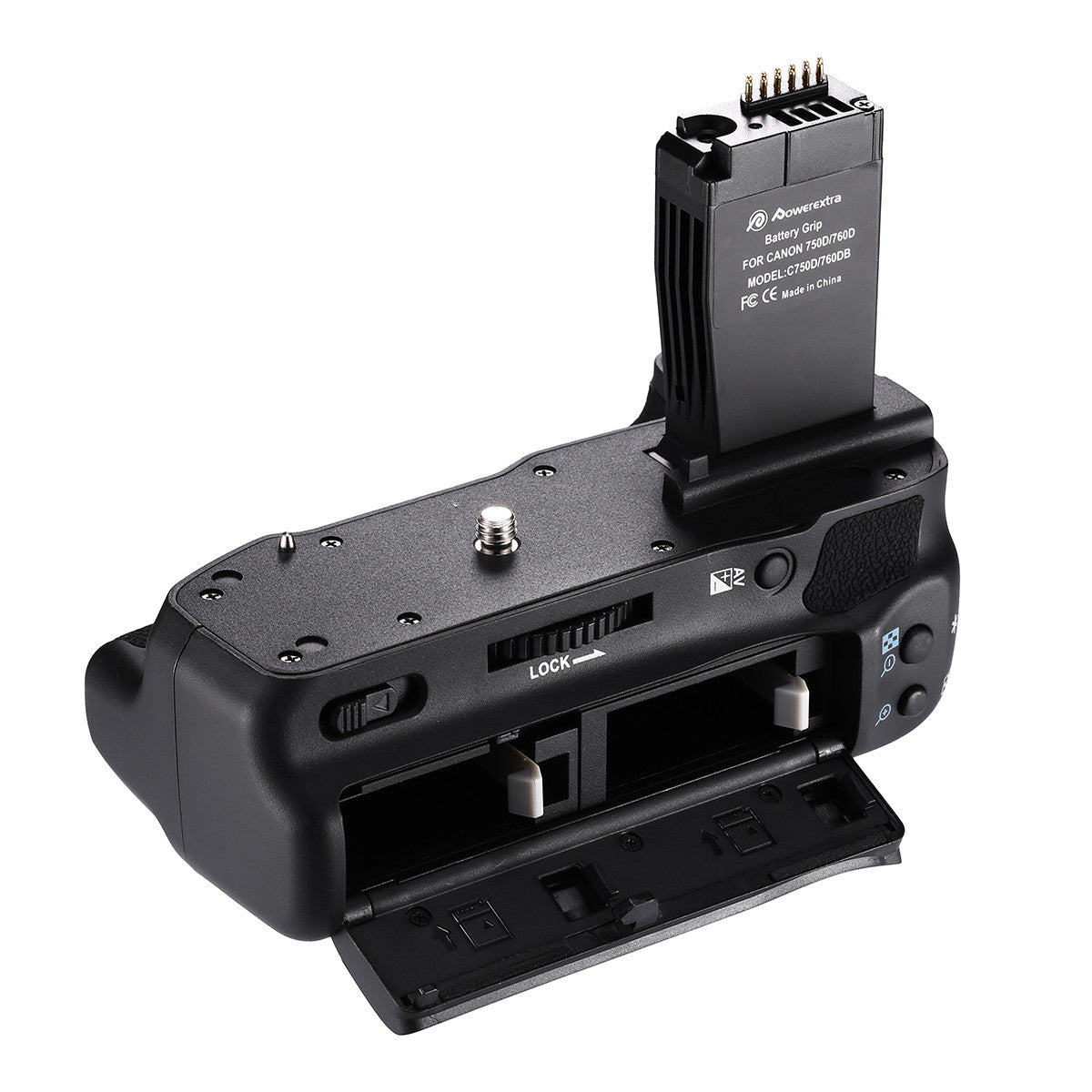 Powerextra BG-E18 Battery Grip for 750D/Rebel T6i, 760D/Rebel T6s Digital Camera