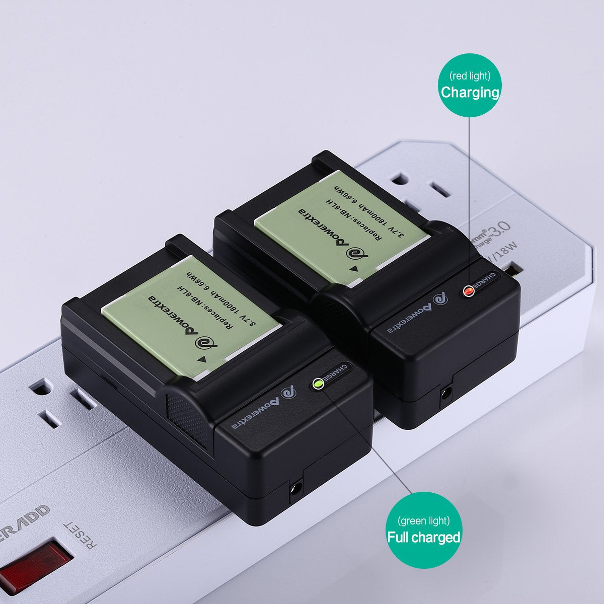 Kastar NB-6L Battery & Charger Kit – For Canon PowerShot SX600 HS, SX700 HS, D10, D20, D30, S90