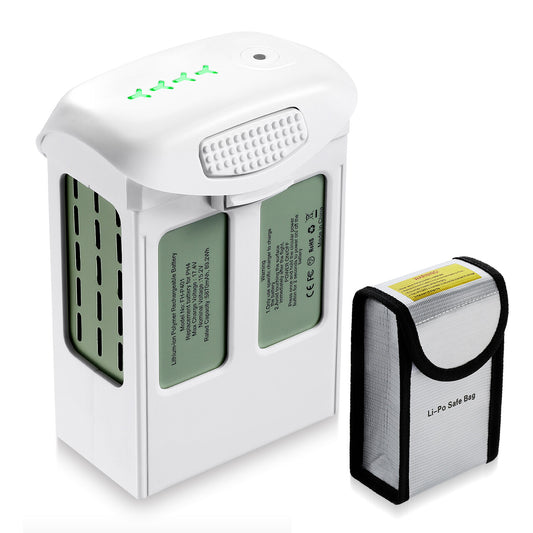 Powerextra Phantom 4 Series LiPo Flight Battery and Battery Safe Bag