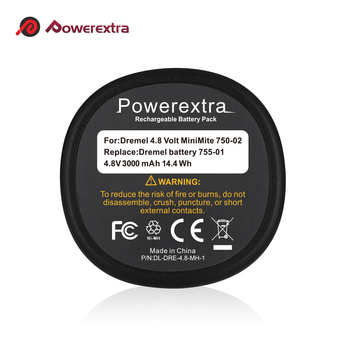 Powerextra 3.6V 3.0Ah Replacement Battery for Black & Decker