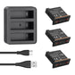 Powerextra DJI OSMO Battery and 3-Channel Rapid Battery Charger Kit