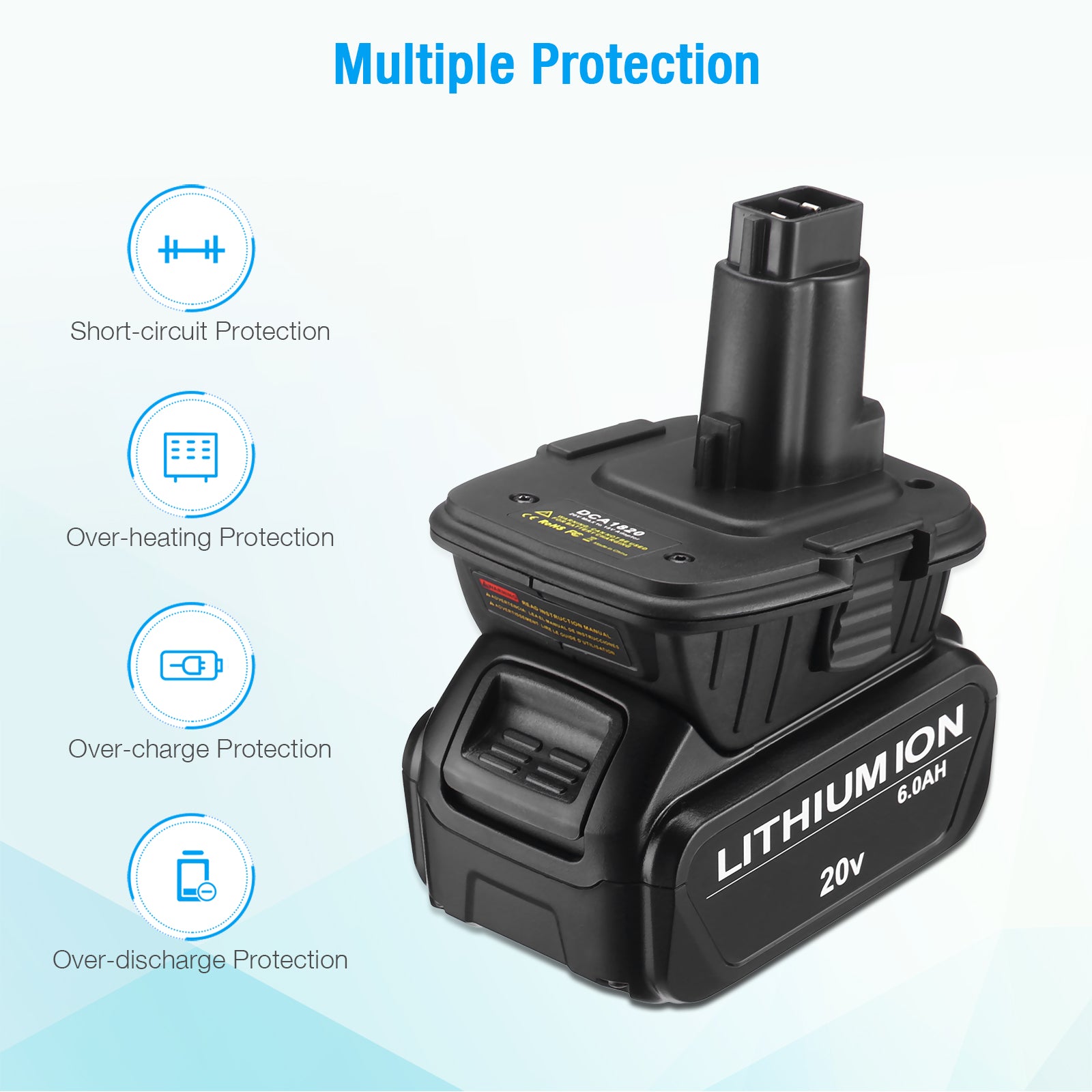 Dewalt 20V Battery Replacement and Battery Adapter