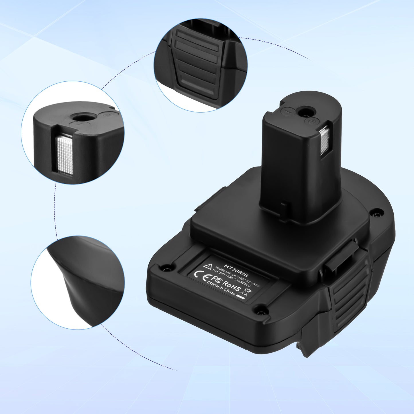 MT20RNL Battery Adapter For Makita 18V Li-ion Battery Convert To Ryobi 18V Tool