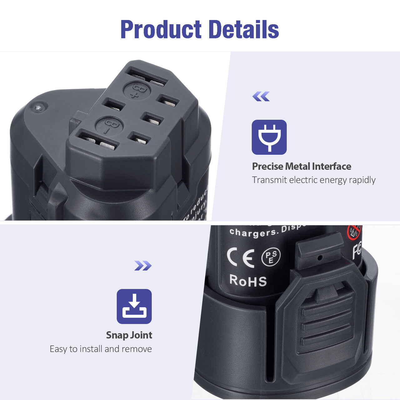 12V 3.0Ah Li-ion Battery for Ridgid 12V Power Tools