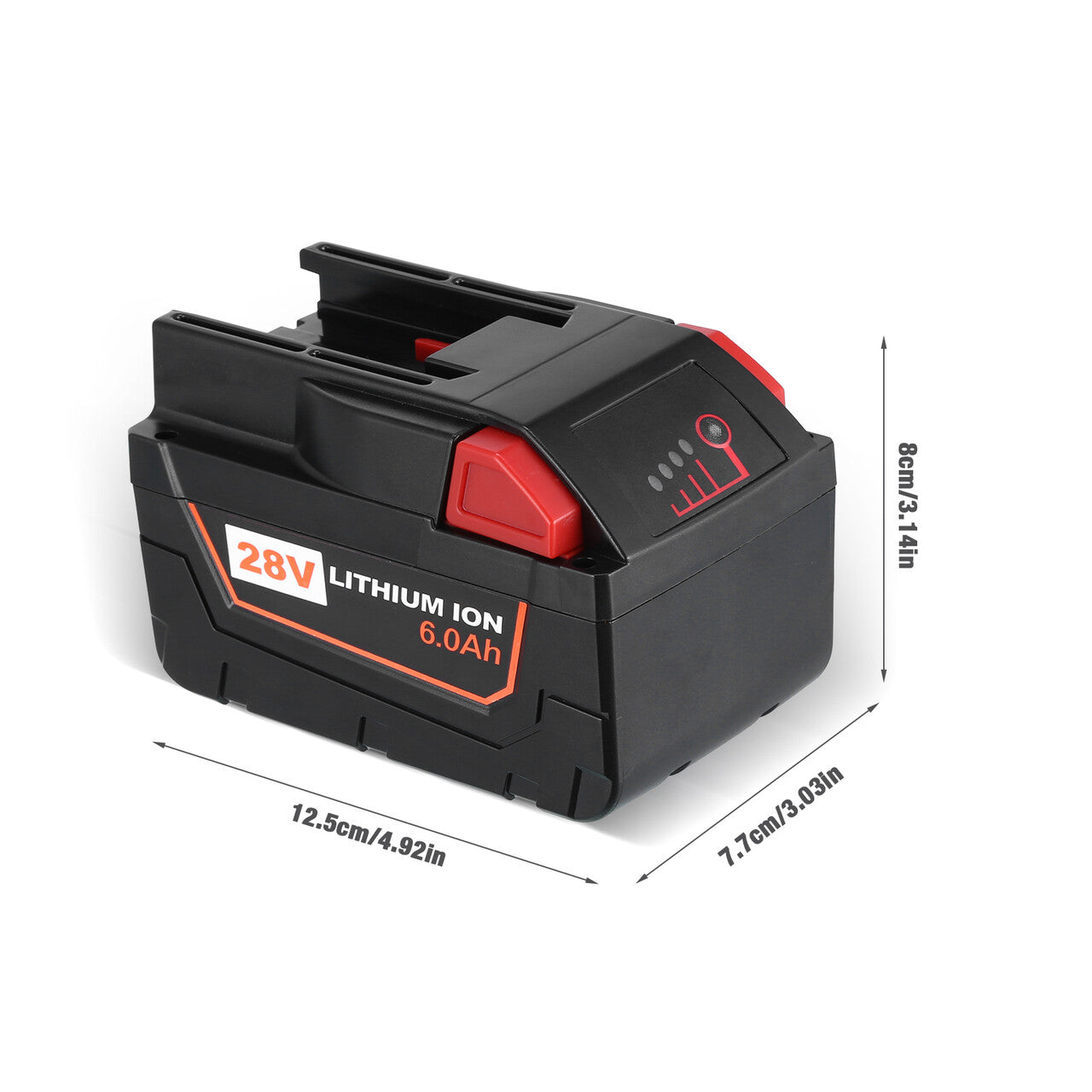 6.0Ah Replacement Battery for Milwaukee M28 V28 Cordless Power Tools