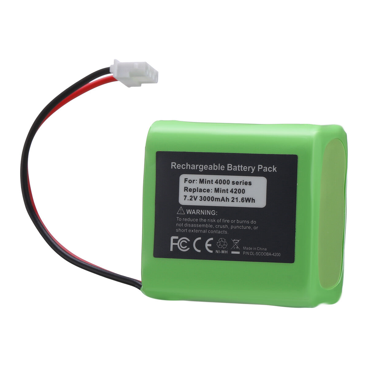 7.2V 3000mAh Replacement Battery for iRobot Mint 4200 4205 Braava 320 321