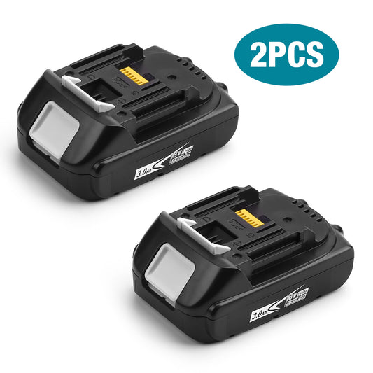 2Pack 18V 3000mAh Replacement Battery For Makita Tools