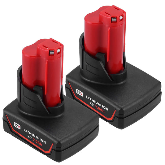 Milwaukee M12 Lithium Battery Replacement 7.0Ah Extended Capacity
