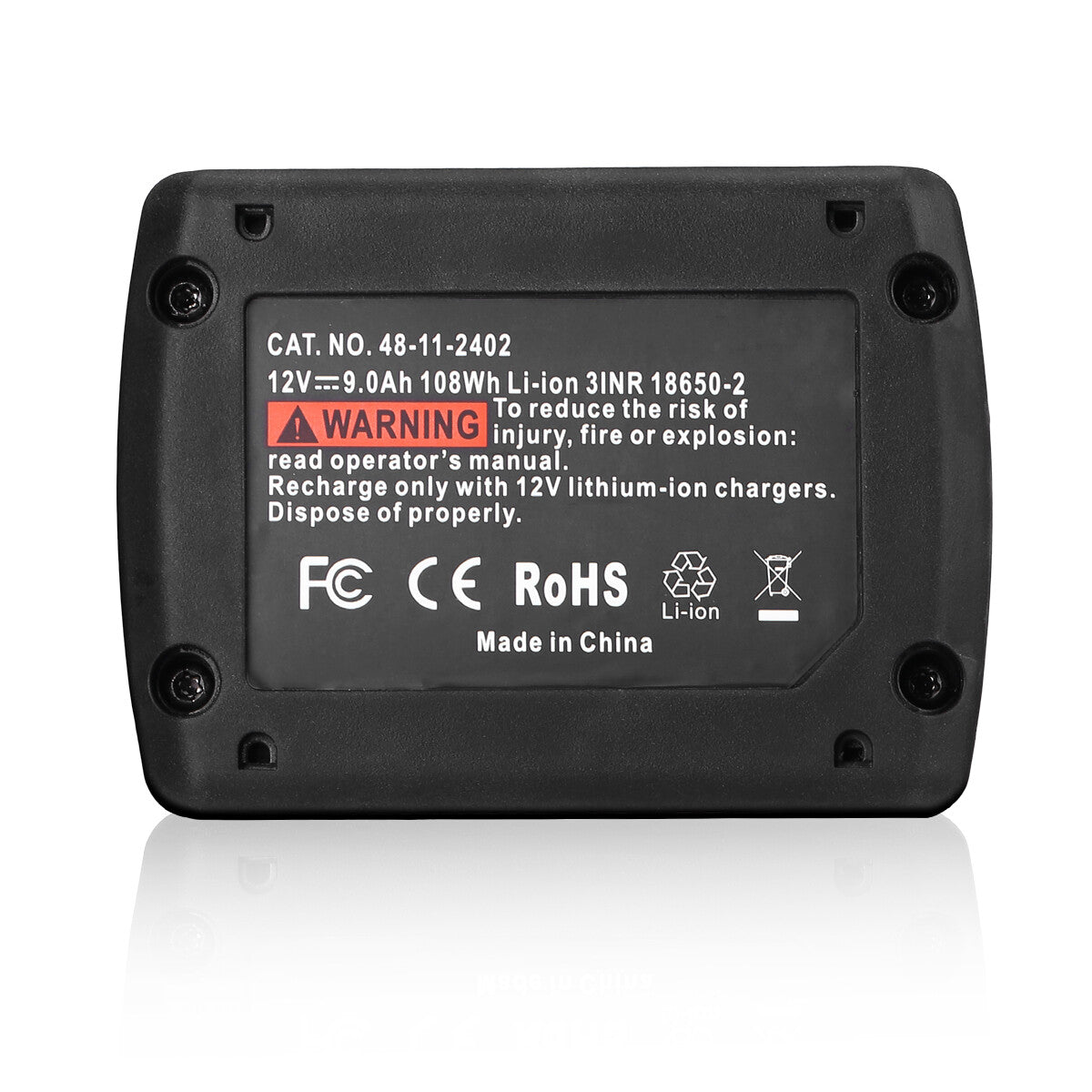 9.0Ah Extended Capacity Milwaukee M12 12V Lithium Battery Replacement