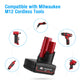 9.0Ah Extended Capacity Milwaukee M12 12V Lithium Battery Replacement
