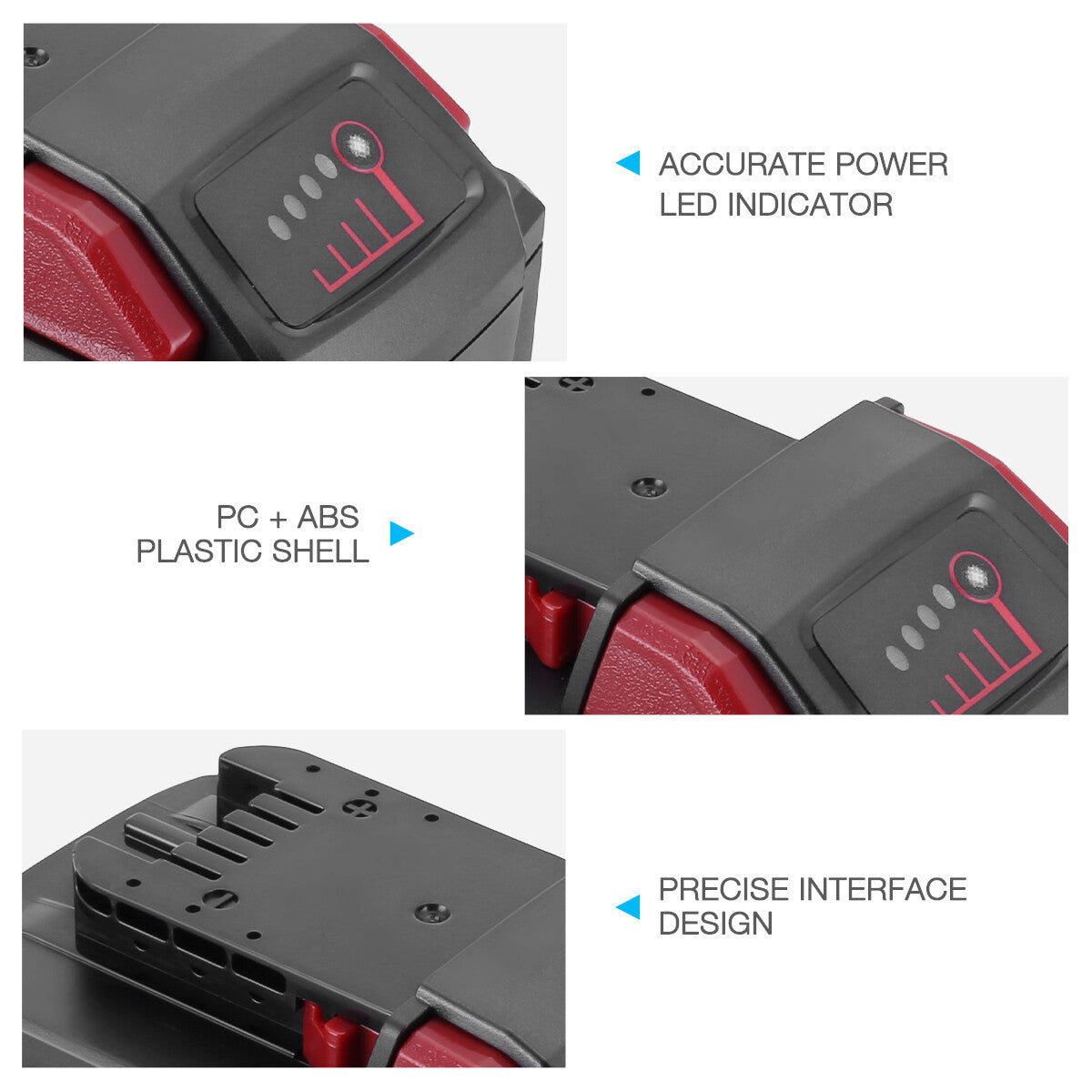 8.0Ah Extended Replacement Lithium-ion Battery For Milwaukee M18 Battery