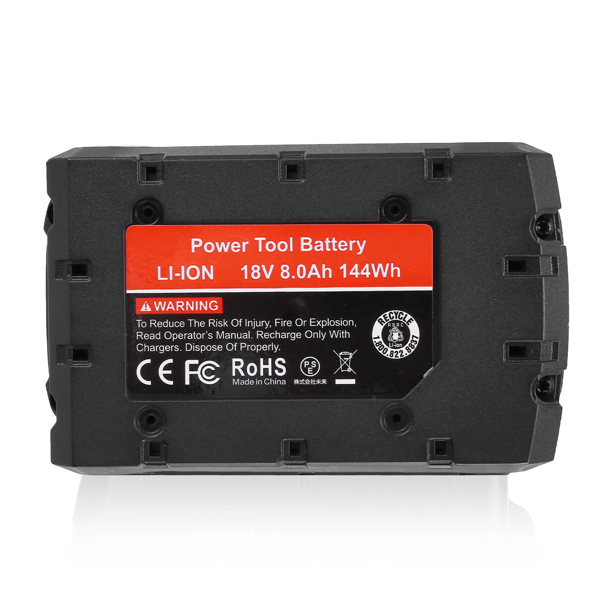 8.0Ah Extended Replacement Lithium-ion Battery For Milwaukee M18 Battery