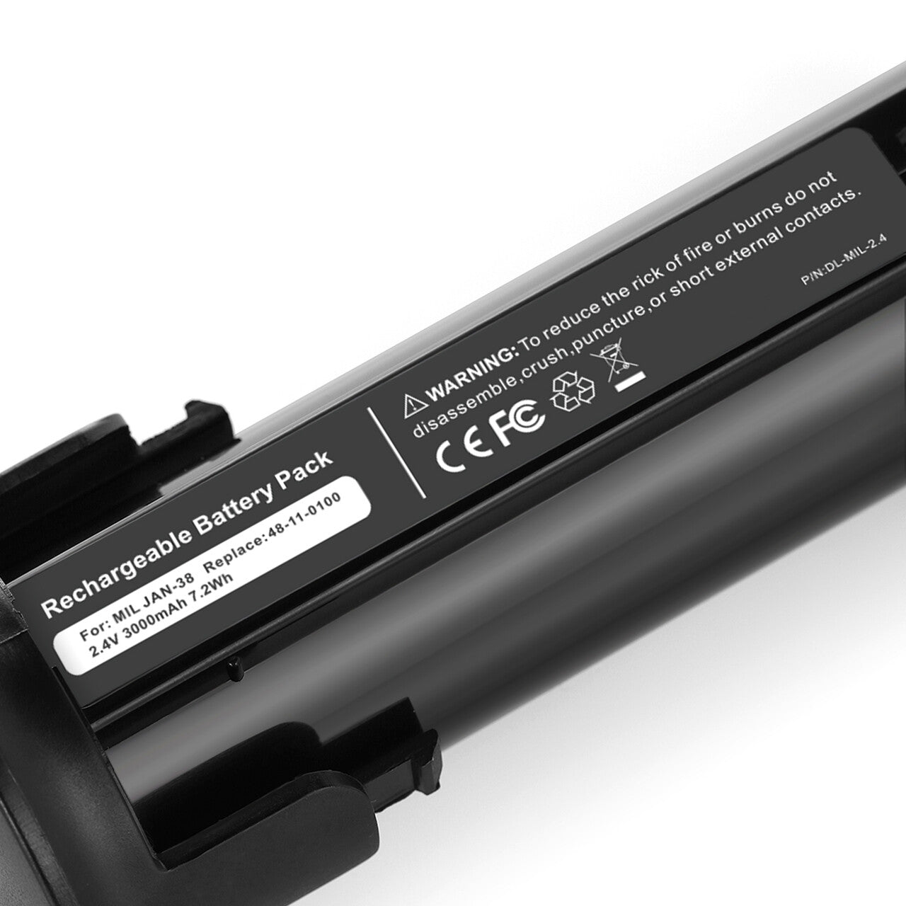 3.0Ah 2.4V NICD Battery 48-11-0100 for MILWAUKEE Cordless Screwdriver