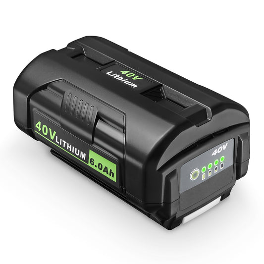 6.0Ah Lithium Battery Compatible with Ryobi 40-Volt Cordless Power Tools