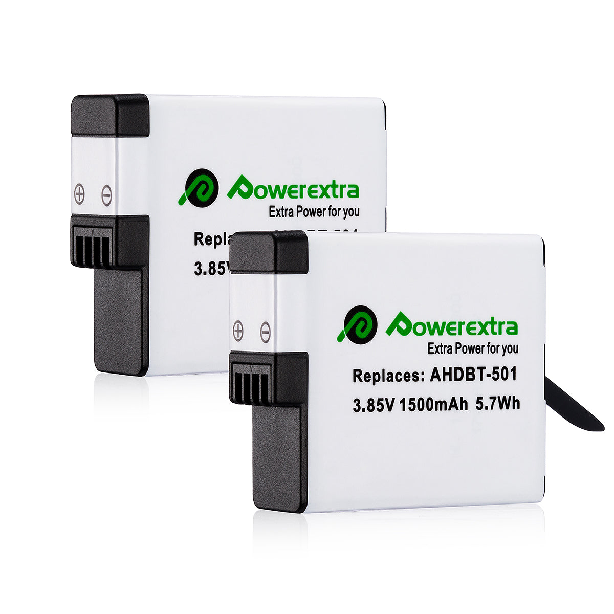 Powerextra Replacement Battery AHDBT 501 for GoPro HERO