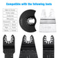 Powerextra 19 PCS Oscillating Multitool Blades for Wood and Metal