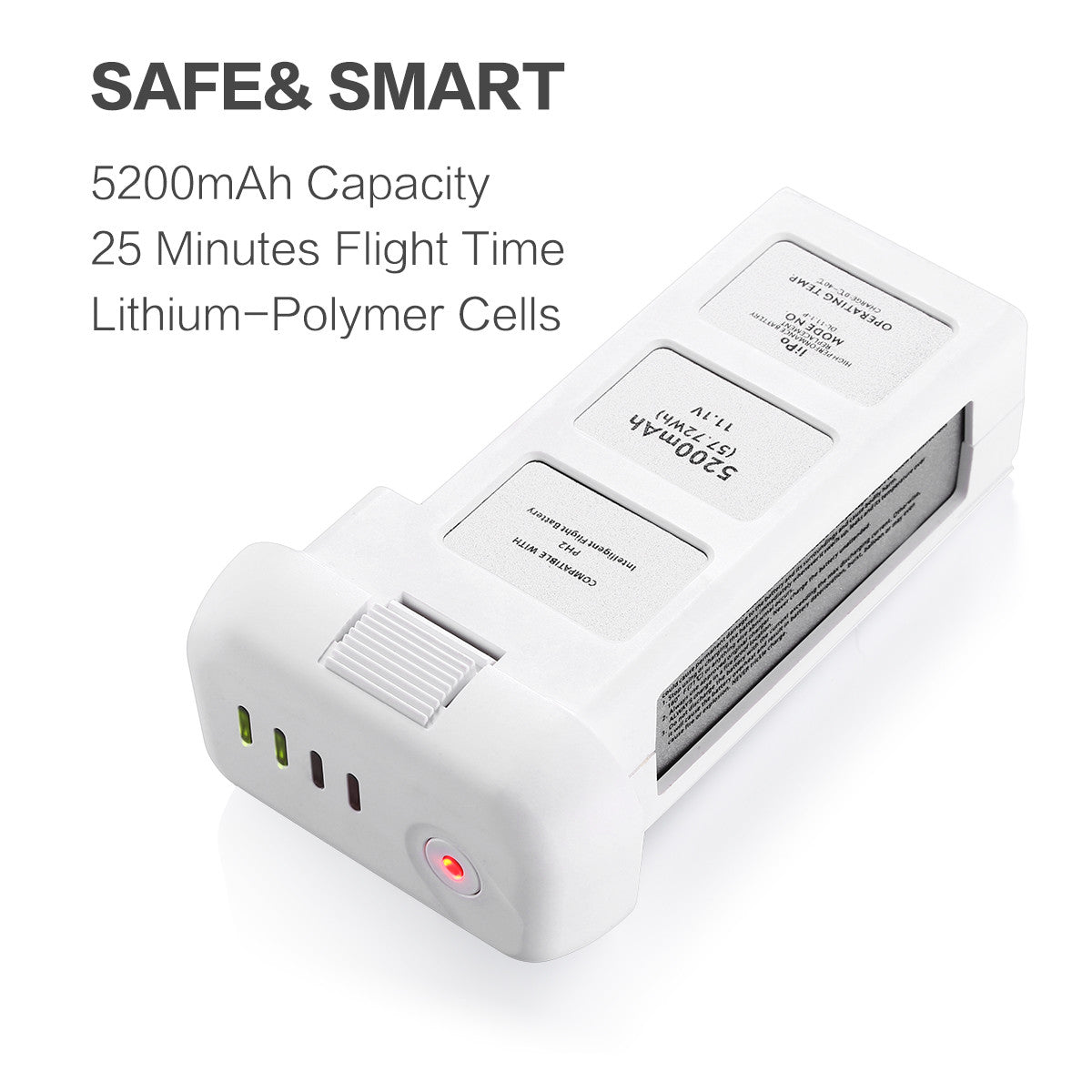 Powerextra Intelligent Flight Replacement Battery Compatible with DJI Phantom 2