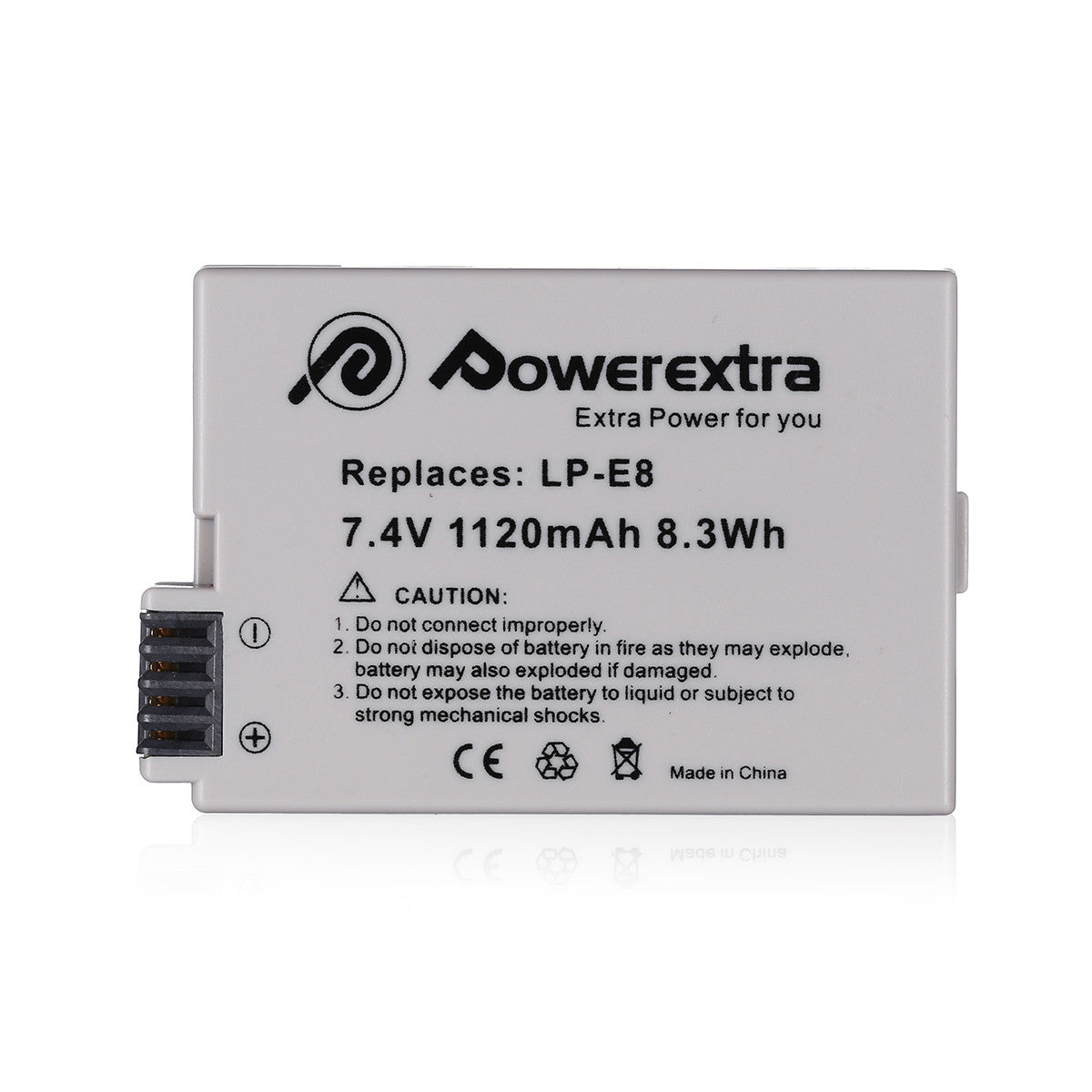 Powerextra LP-E8 Replacement Battery
