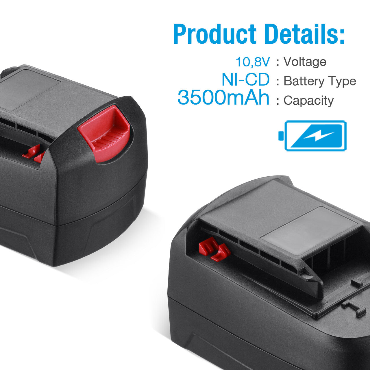 Powerextra 18V 3500mAh NI-MH Battery for Skil 18V Select System Cordless Tools