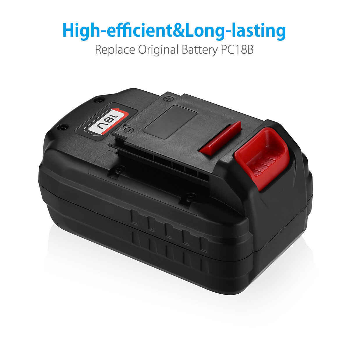 18V 3.7Ah Replacement Battery for Porter Cable 18V Battery PC18B PCC489N