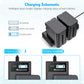 Powerextra Replacement Sony NP-F970 Battery and Dual Charger with USB LCD Display