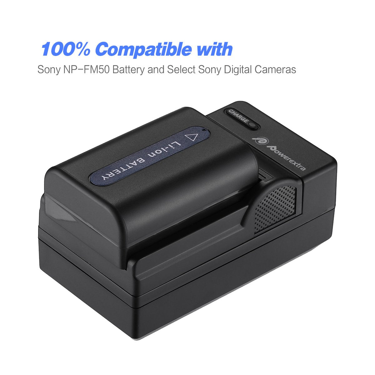 Kastar 2300mAh Replacement Battery For Sony NP-FM50, NP-FM55H & Cyber-shot DSC-S85