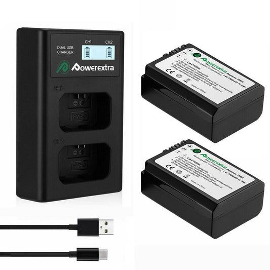 Sony NP-FW50 Replacement Battery and LCD Battery Charger