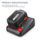Replacement Battery Charger for Porter Cable and Black & Decker 20V Lithium Battery